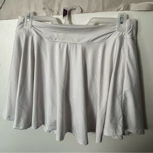 Chic White Skater Skirt